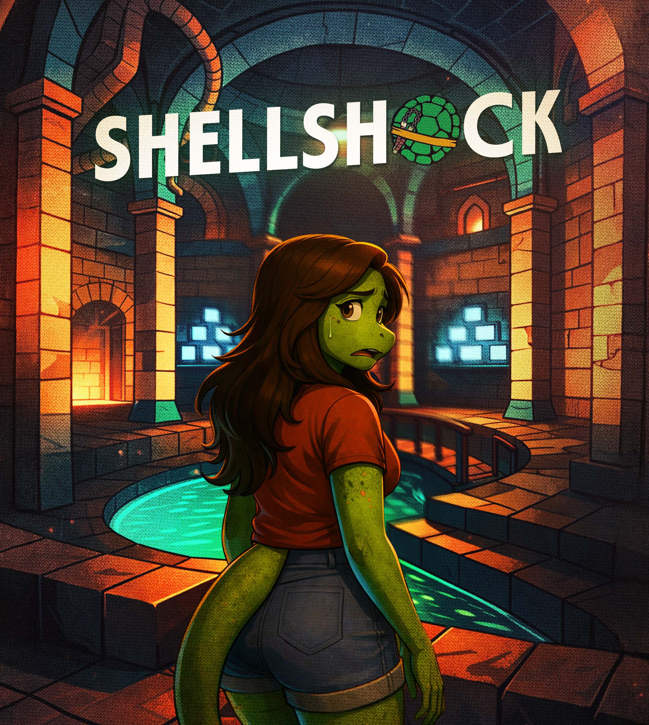 Shellshock — Arte: personagem no esgoto de Nova York